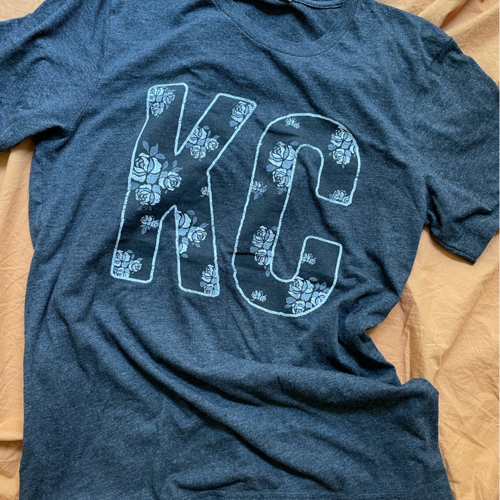 Kansas City tshirt tee cute flowers roses